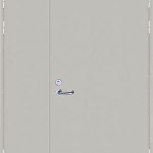 鋼質隔熱子母防火門